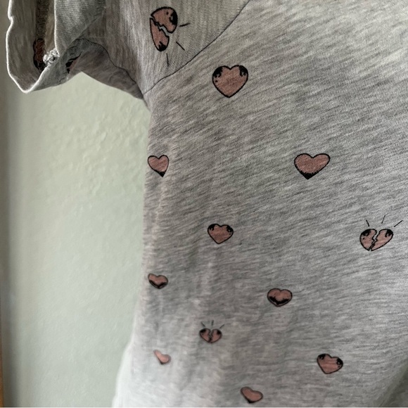 ACNE Studios sz XS Gray Short Sleeve Tshirt Standard Hearts AW12 Loose Fit - Picture 3 of 16